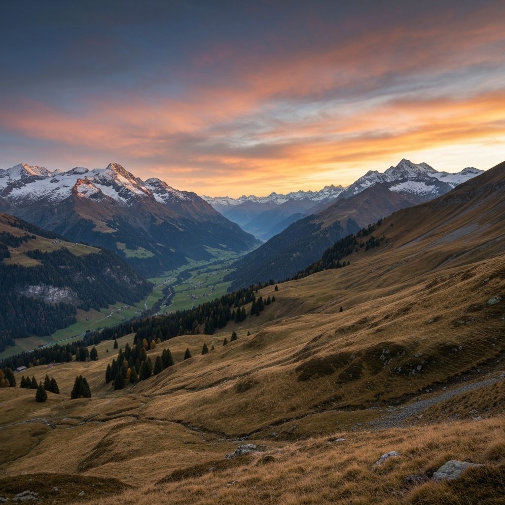 Jahreszeiten in den Bergen